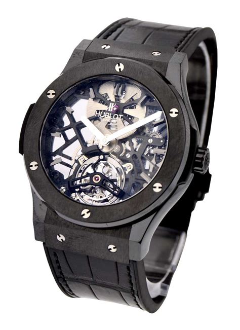 hublot classic fusion ceramic skeleton|Hublot skeleton tourbillon.